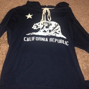 Light sweatshirt.